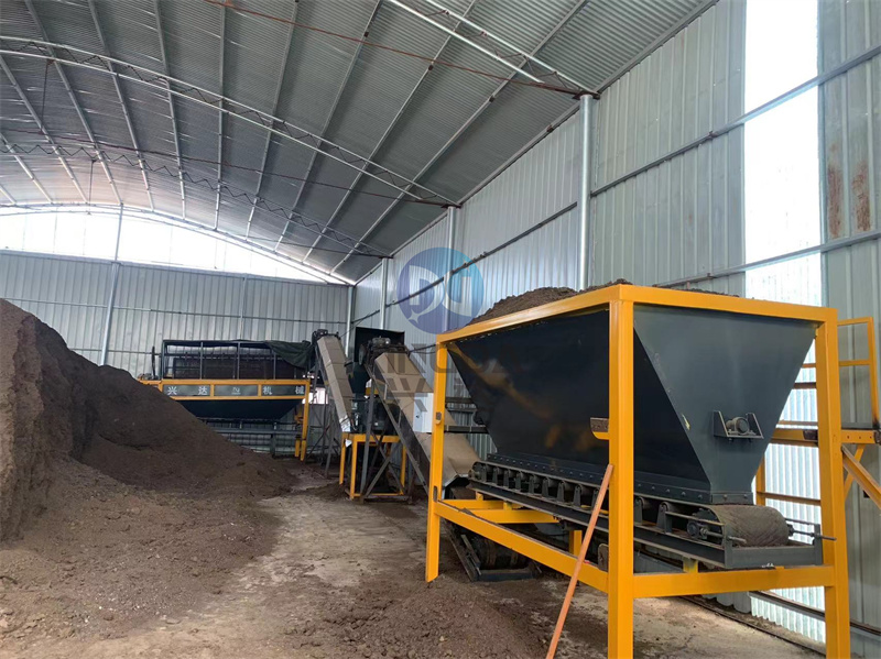 小型粉状有机肥生产线的工艺流程