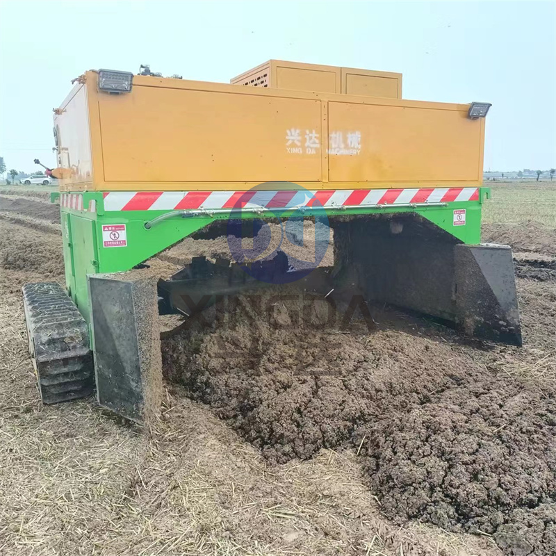 翻堆机在翻抛羊粪物料时对原料的温度要求